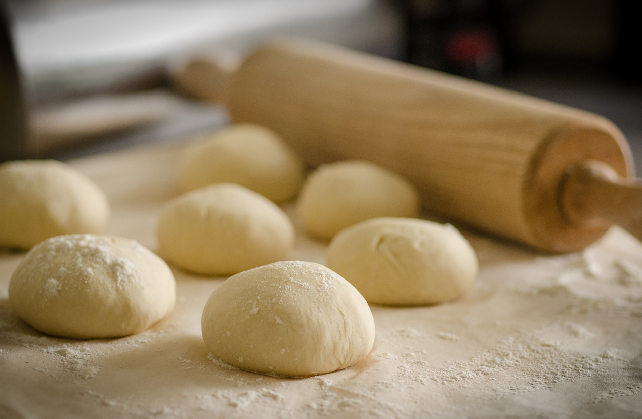 Rolling Pin and Dough